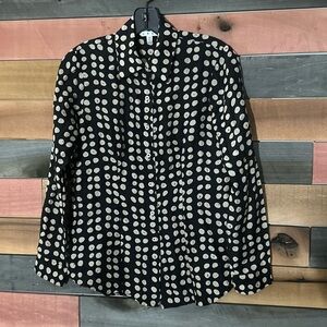 Cabi Silk Long Sleeve Blouse